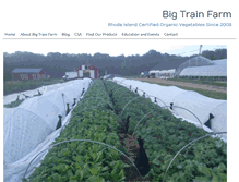 Tablet Screenshot of bigtrainfarm.com